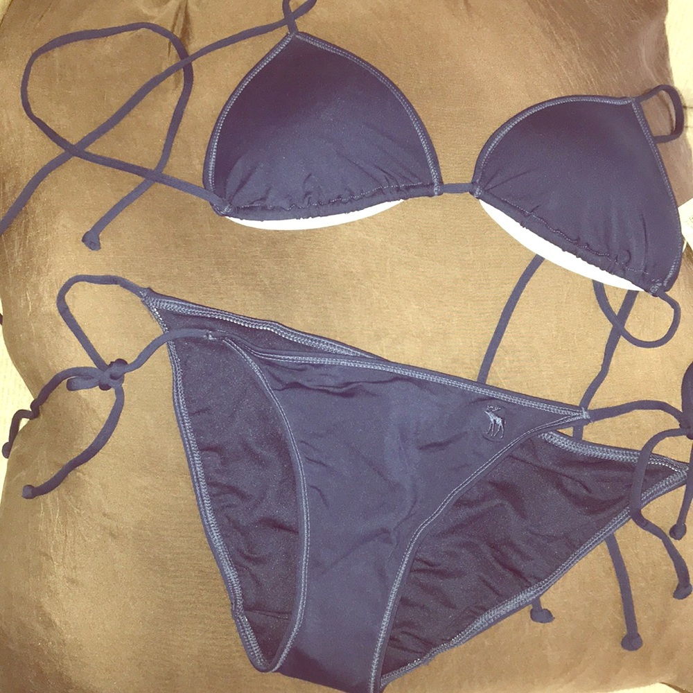 Abercrombie & Fitch blue bikini